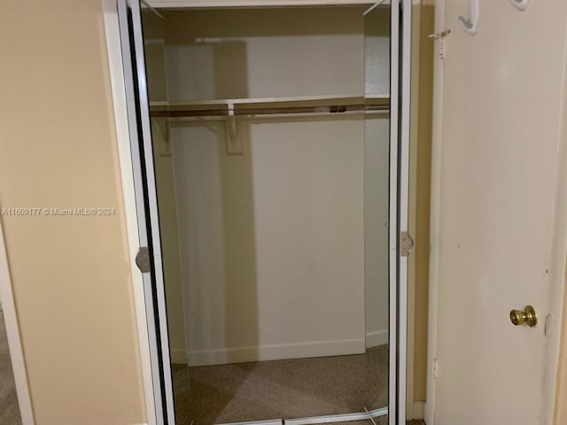 view of closet