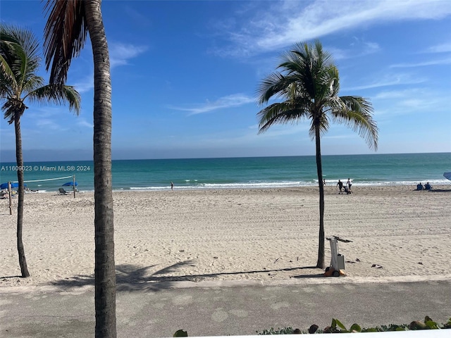 water view with a beach view