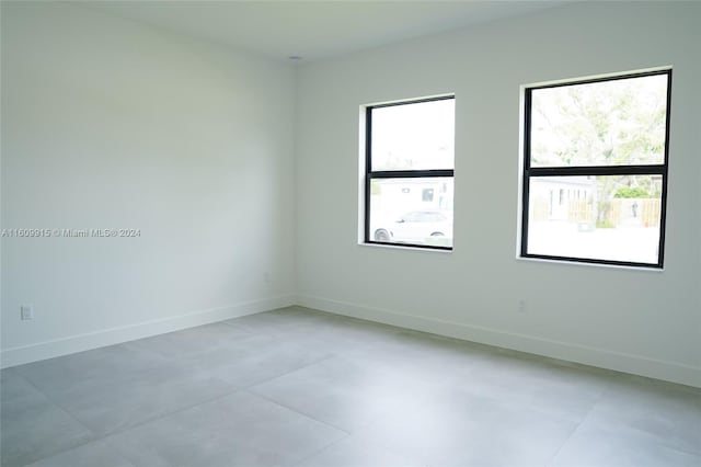 view of empty room