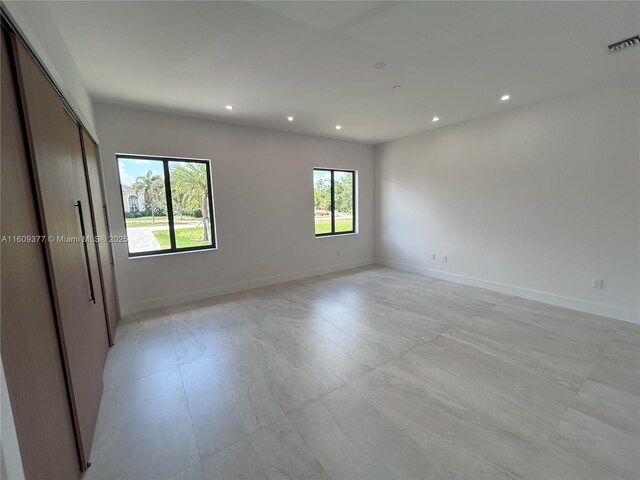 12231 SW 2nd St, Plantation, FL 33325 - unfurnished bedroom with recessed lighting and baseboards