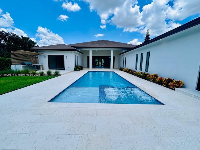 12231 SW 2nd St, Plantation, FL 33325 - outdoor pool with a patio area