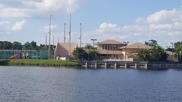 view of water feature