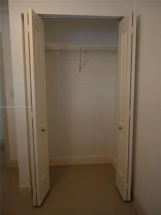 view of closet