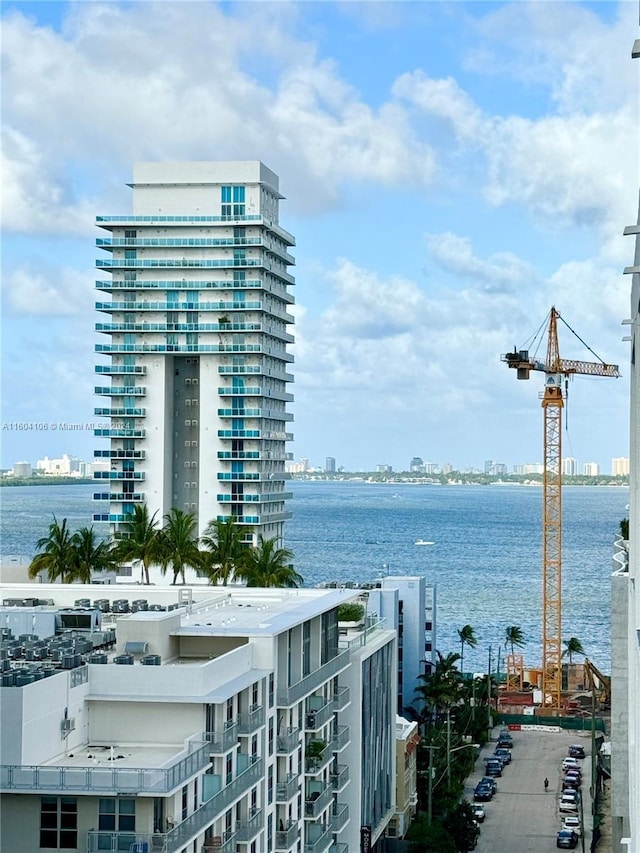 view of water feature