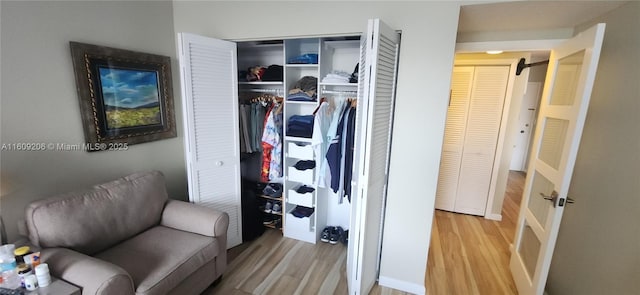 view of closet