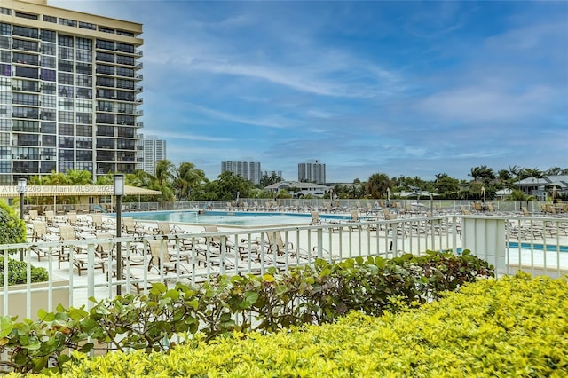 view of swimming pool