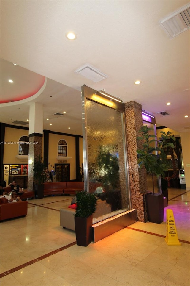 view of community lobby