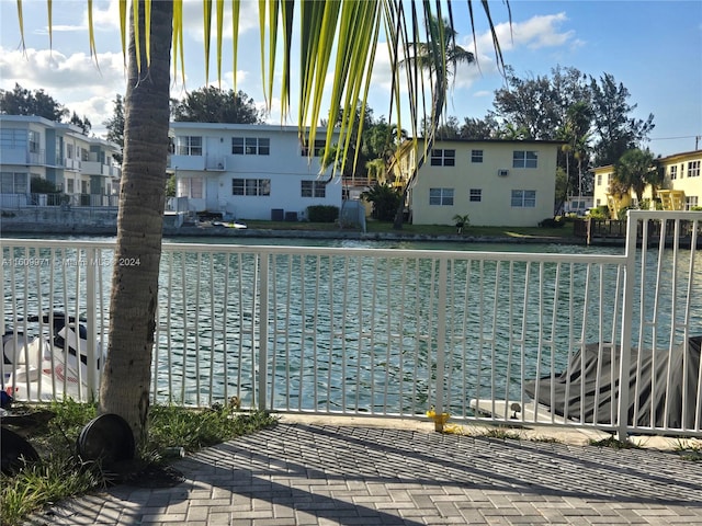 view of water feature