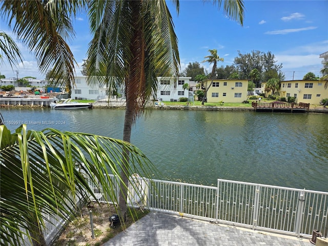 view of water feature