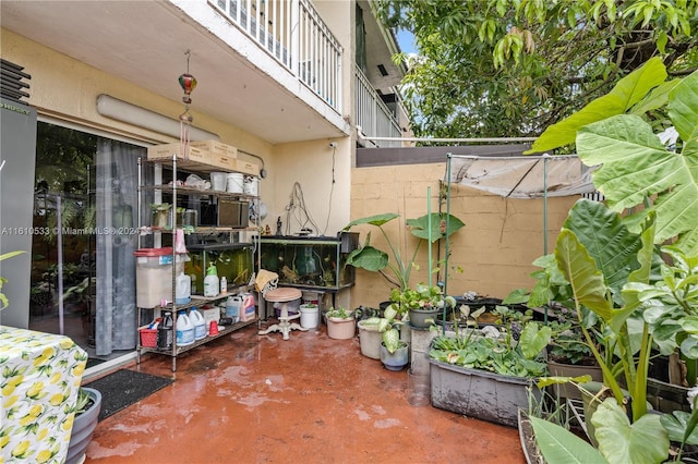 view of patio