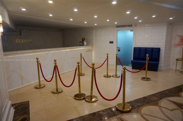 view of welcome area