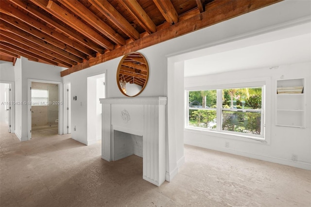 view of unfurnished living room