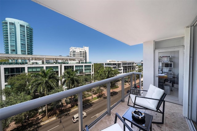 6039 Collins Ave Unit 734, Miami Beach, FL 33140 - balcony featuring a city view