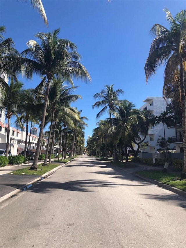 view of road