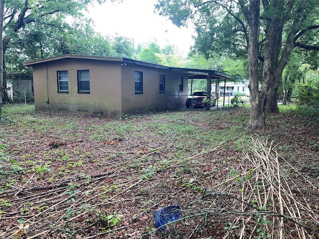 view of side of property