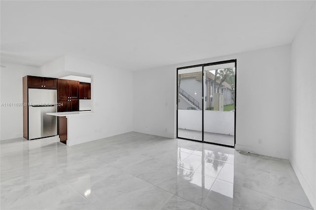 view of unfurnished living room