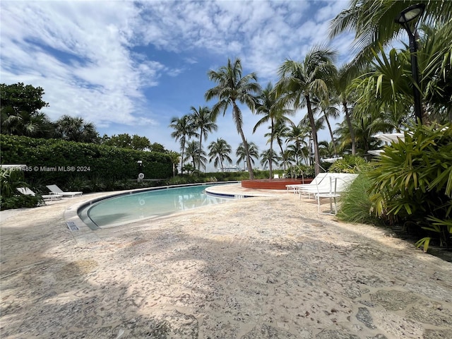 view of pool