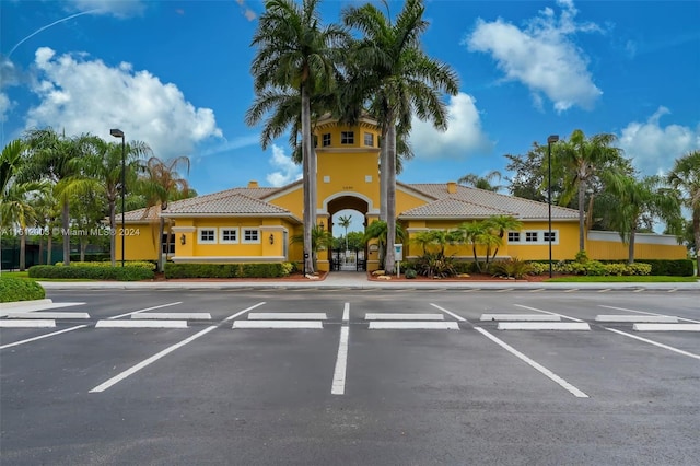 view of vehicle parking