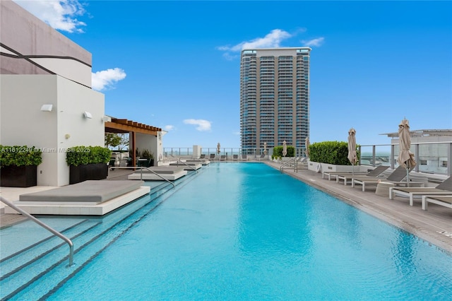 1010 Brickell Ave Unit 2201, Miami, FL 33131 - community pool featuring a patio area