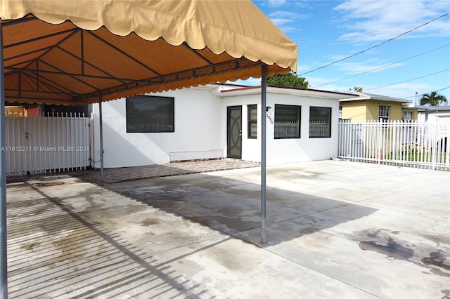 view of patio