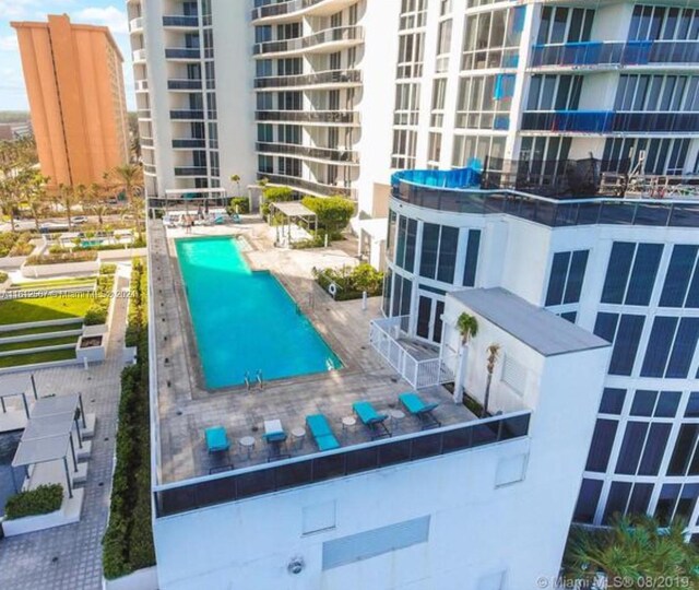 view of pool