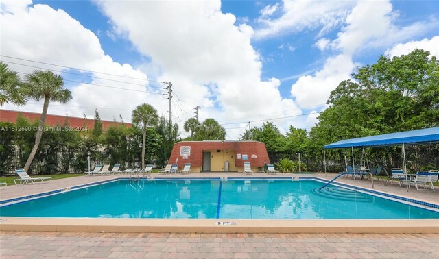 view of pool