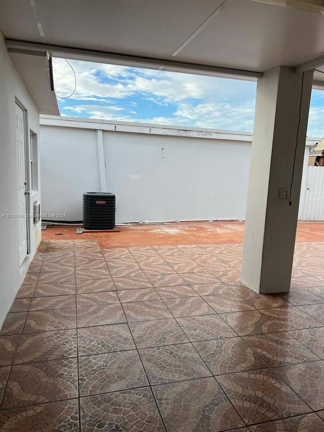 view of patio / terrace with cooling unit