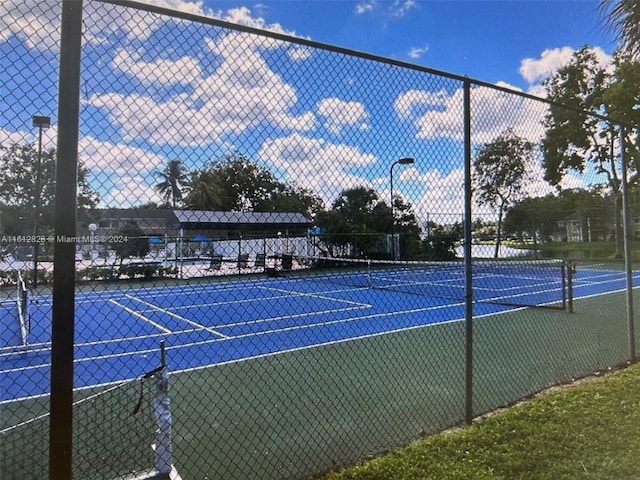 view of sport court