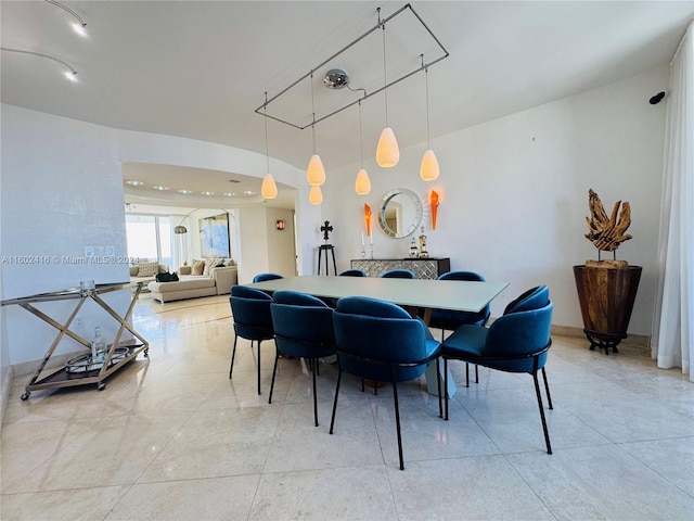 view of dining space