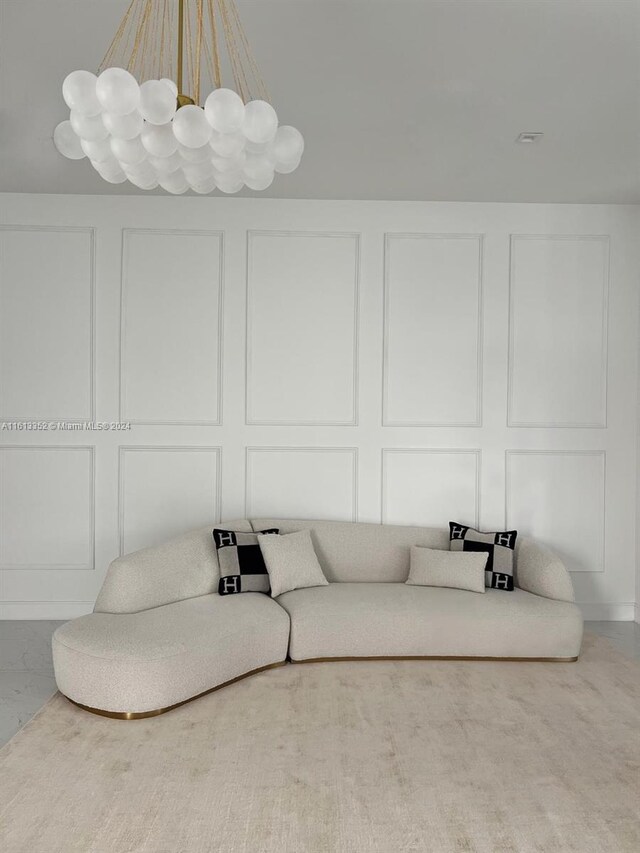 living room featuring wood-type flooring