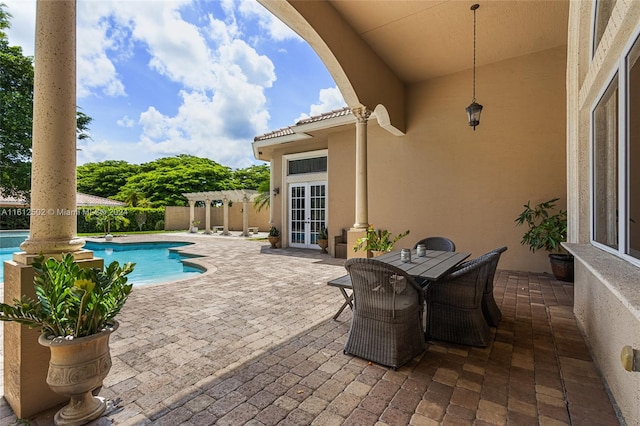 exterior space featuring a patio