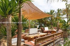 view of patio / terrace with an outdoor living space