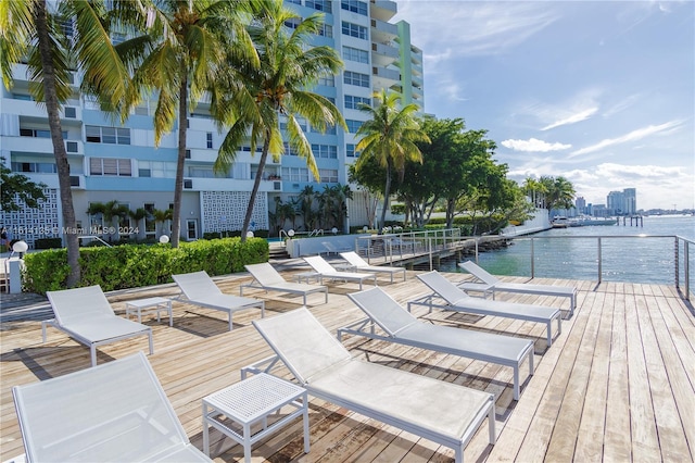 3 Island Ave Unit 04J, Miami Beach, FL 33139 - view of swimming pool with a water view