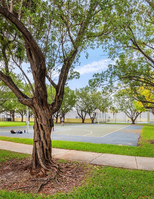 view of sport court