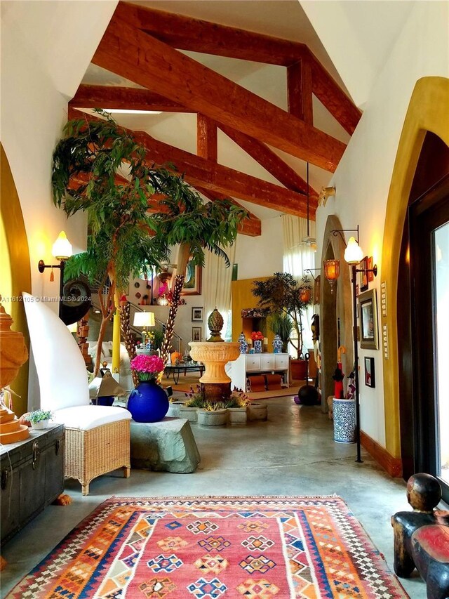 view of community lobby