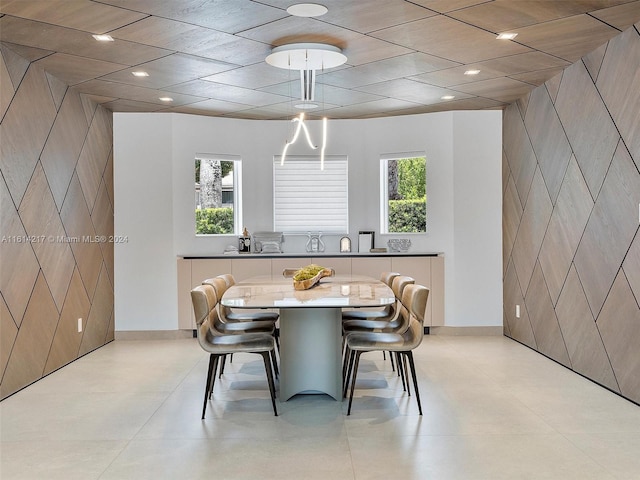 dining area featuring plenty of natural light