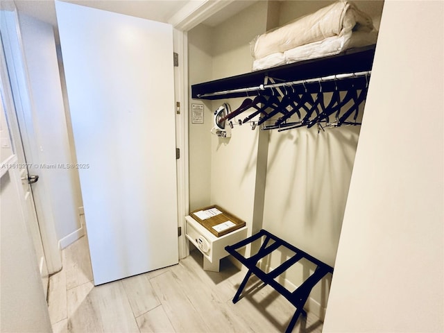 view of closet