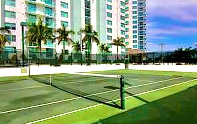 view of tennis court