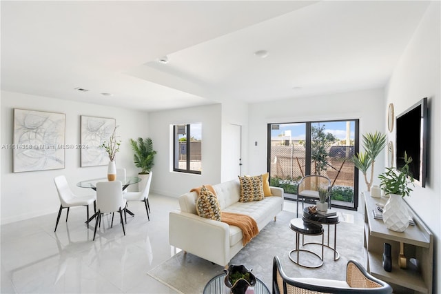 view of living room