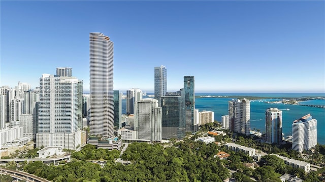 1420 S Miami Ave Unit 7601, Miami, FL 33130 - property's view of city featuring a water view