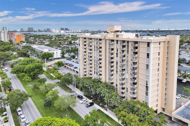 view of property with a water view