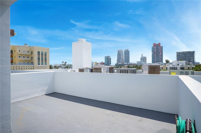 view of patio / terrace featuring a balcony