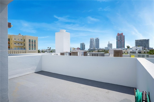 421 Meridian Ave Unit 16, Miami Beach, FL 33139 - balcony featuring a skyline view