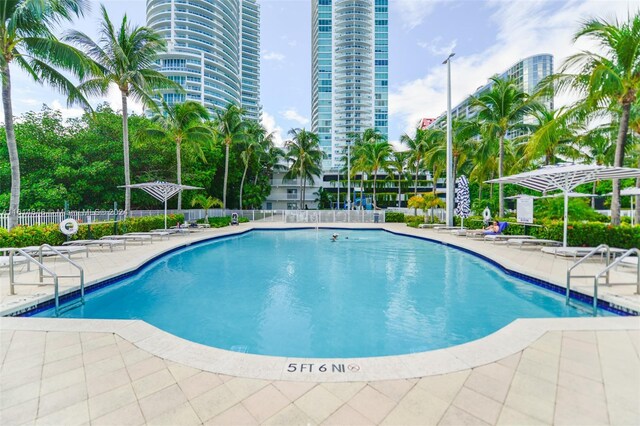 2101 Brickell Ave Unit 2009, Miami, FL 33129 - community pool with a patio area