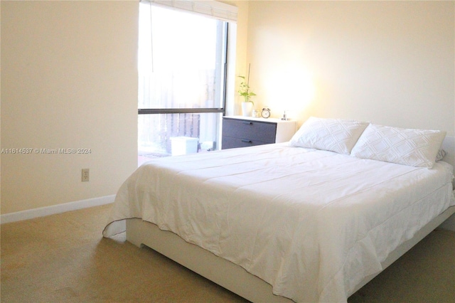 bedroom featuring carpet floors