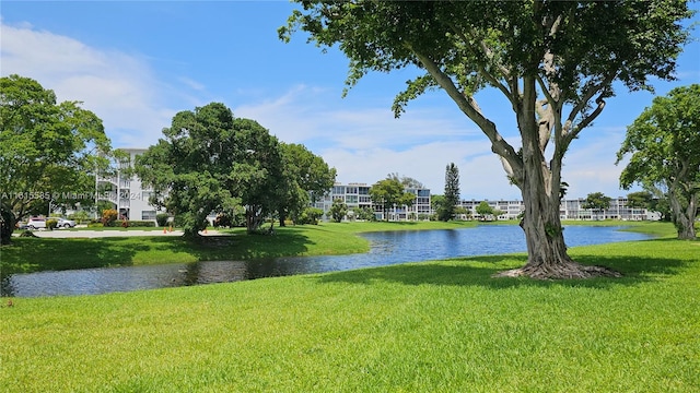 view of water feature