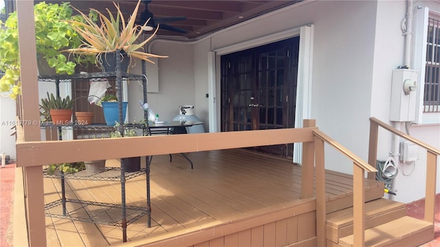 8441 SW 32nd Ter, Miami, FL 33155 - view of wooden terrace