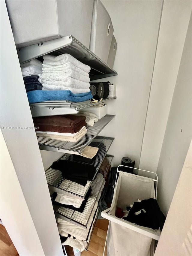 view of closet