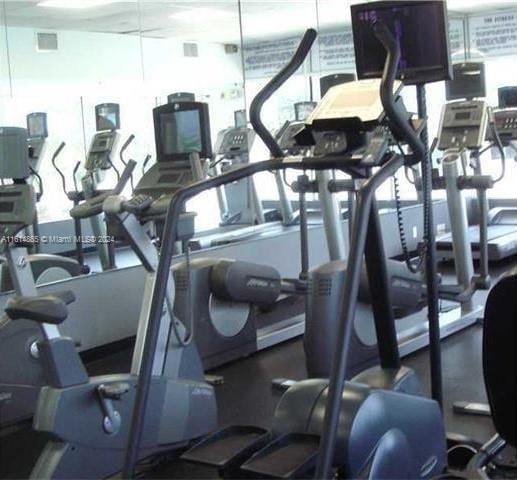 view of gym