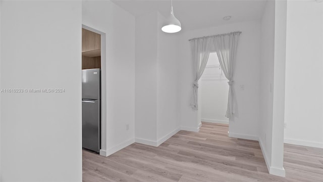 interior space featuring light hardwood / wood-style flooring